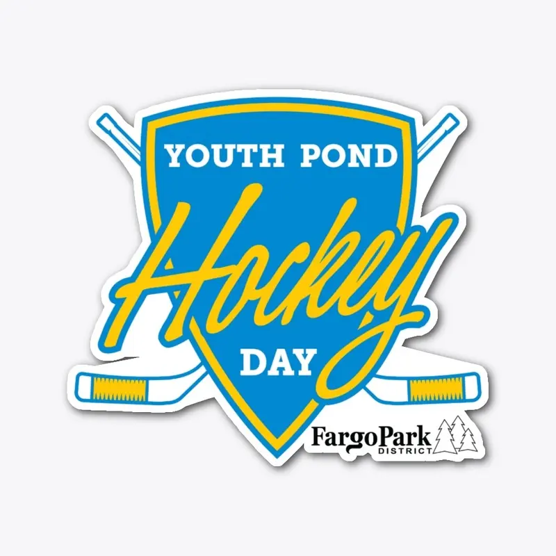 Youth Pond Hockey Sticker